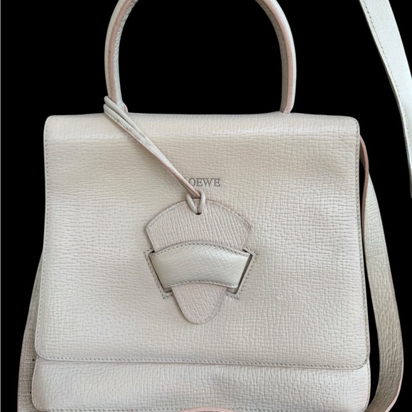 Cream 2-Tone Loewe with long shoulder strap - Picture 3 of 13